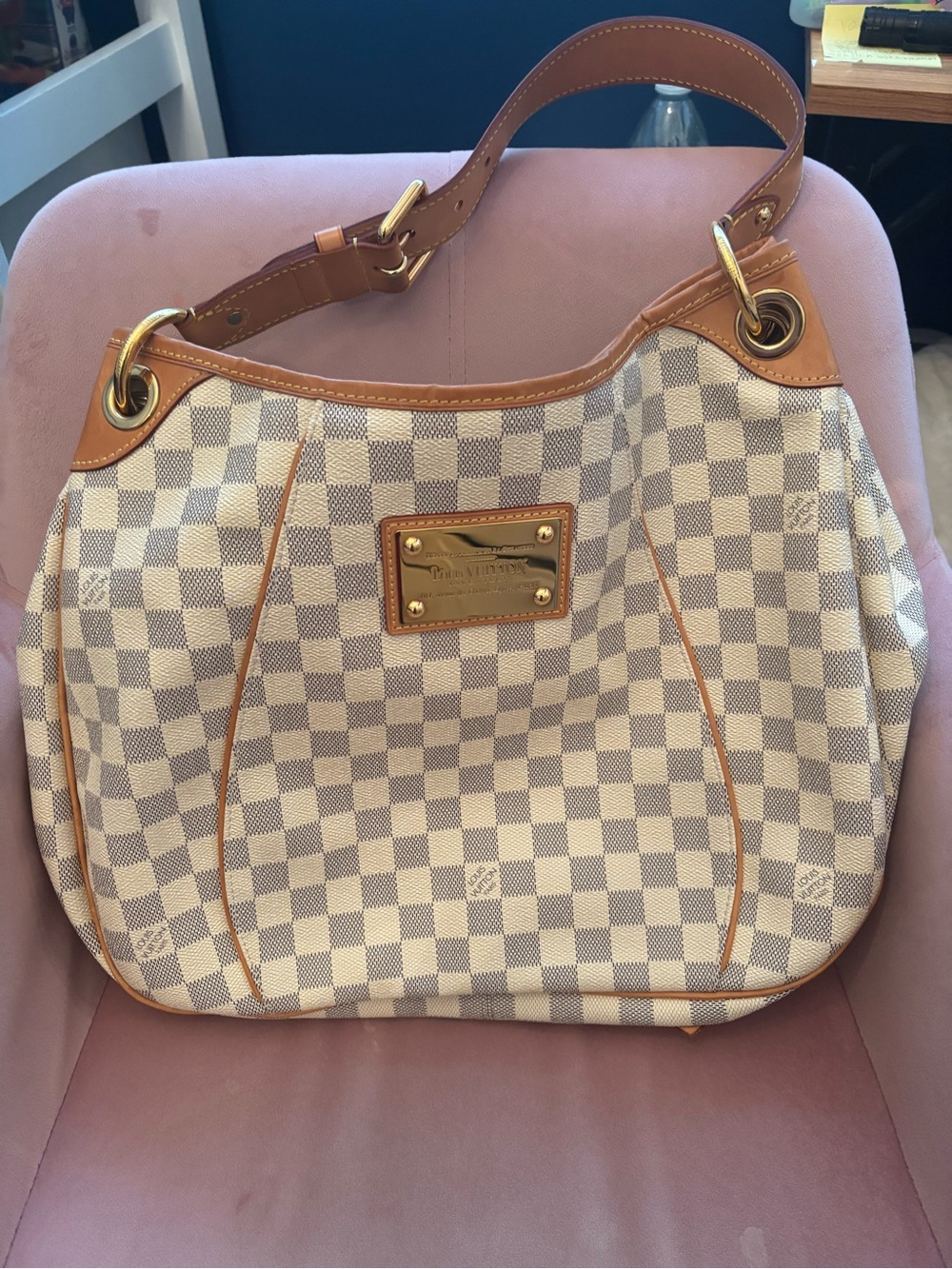 Louis Vuitton Damier Azur Galliera PM Shoulder Bag